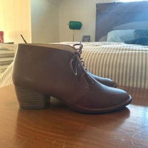 Clarks Heeled leather booties
